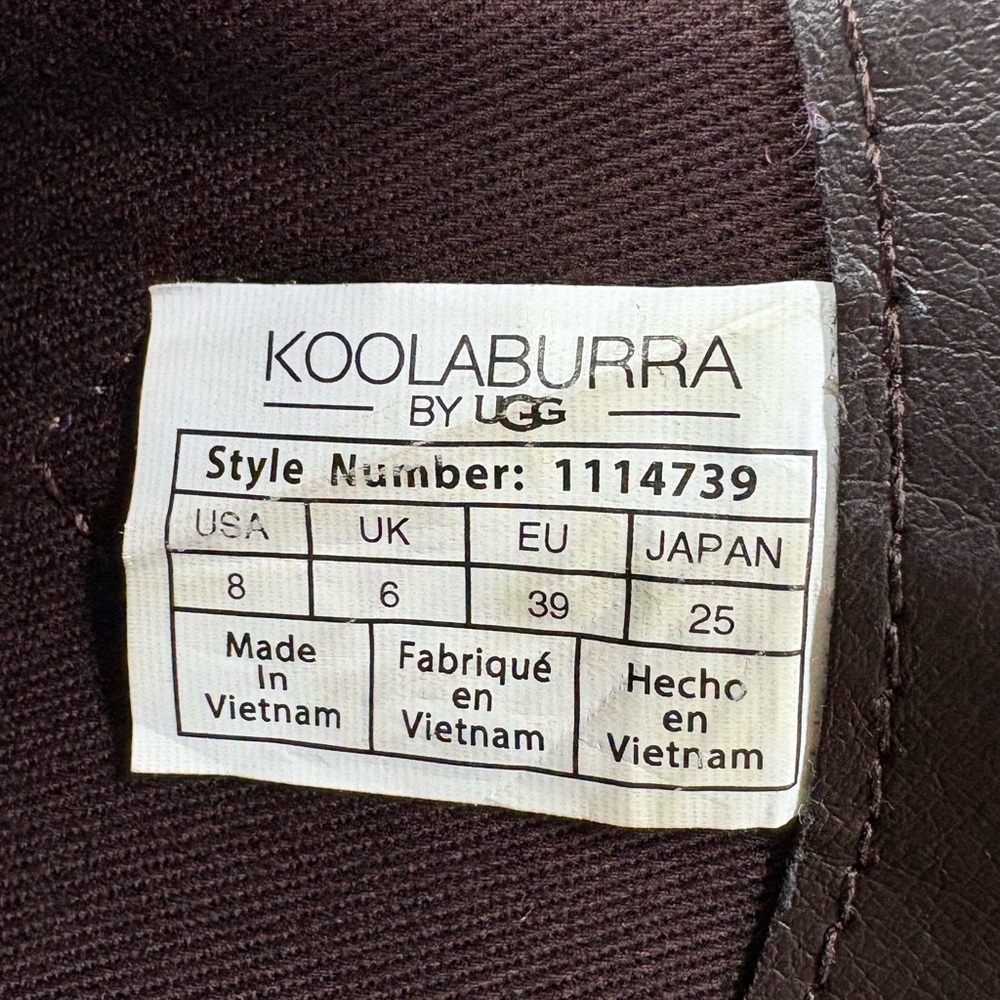 Koolaburra by UGG Sharlin Tall Heeled Boots Dark Brown Suede Women’s 8 Chic - Picture 2 of 8